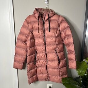 32 degrees Women’s Lightweight Puffer Coat Dusty Rose size medium